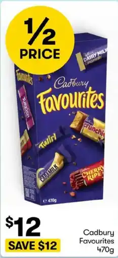 BIG W Cadbury Favourites offer