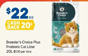 Breeder's Choice Plus Probiotic Cat Litter