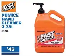 Burson Auto Parts Fast Orange Pumice Hand Cleaner offer
