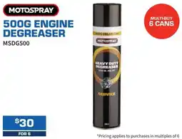 Burson Auto Parts Motospray 500g engine degreaser offer