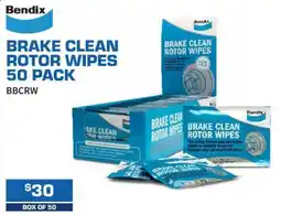 Burson Auto Parts Bendix Brake Clean Rotor Wipes offer
