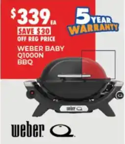 BCF Weber Baby Q1000N BBQ offer
