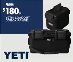 BCF Yeti Loadout Gobox Range offer