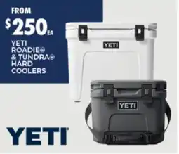 BCF Yeti Roadie & Tundra Hard Coolers offer