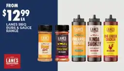 BCF Lanes BBQ Rubs & Sauce Range offer