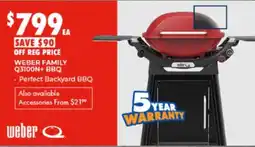 BCF Weber Family Q3100N+ BBQ offer