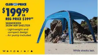 Wanderer 3x3m Air Shelter