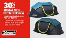 BCF Coleman Darkroom Pop Up Tents offer