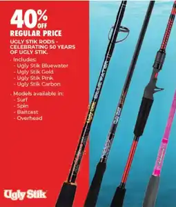 BCF Ugly Stik Rods offer