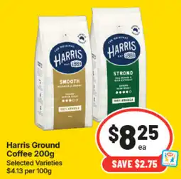 IGA Harris Ground Coffee offer