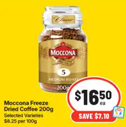 IGA Moccona Freeze Dried Coffee offer