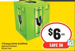 IGA V Energy Drink offer