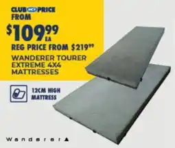 BCF Wanderer Tourer Extreme 4x4 Mattresses offer