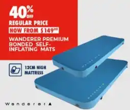 BCF Wanderer Premium Bonded Self-Inflating Mats offer