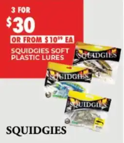 BCF Squidgies soft plastic lures offer