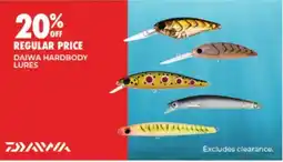 BCF Daiwa Hardbody Lures offer