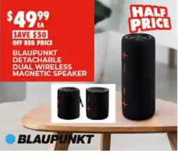 BCF Blaupunkt detachable dual wireless magnetic speaker offer