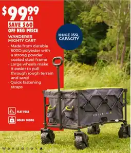 BCF Wanderer Mighty Cart offer