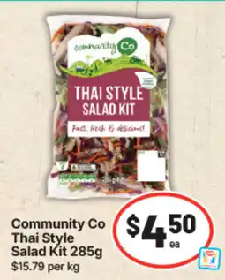 IGA Community Co Thai Style Salad Kit offer