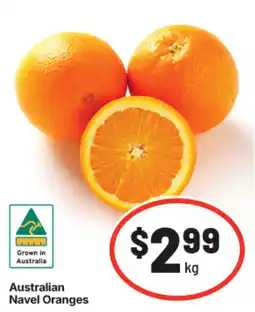 IGA Australian Navel Oranges offer