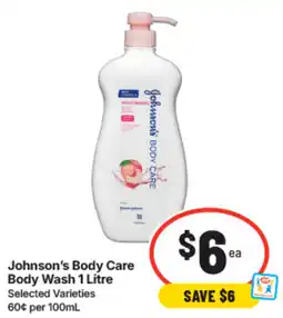 IGA Johnson's Body Care Body Wash offer