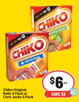 IGA Chiko Original Rolls offer