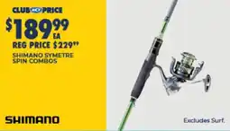 BCF Shimano Symetre Spin Combos offer