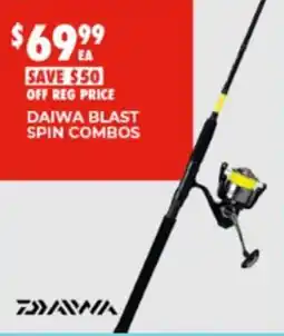 BCF Daiwa Blast Spin Combos offer
