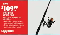 BCF Ugly Stik Balance II Combos offer