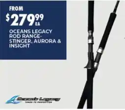 BCF Oceans Legacy Rod Range- Stinger, Aurora & Insight offer