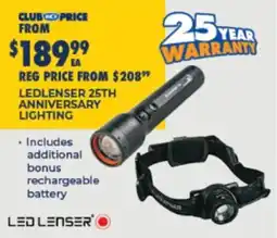 BCF Ledlenser 25th Anniversary Lighting offer