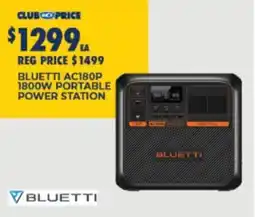 BCF Bluetti AC180P 1800W Portable Power Station offer