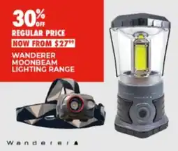 BCF Wanderer Moonbeam Lighting Range offer