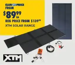 BCF Xtm Solar Range offer