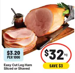 IGA Easy Cut Leg Ham offer