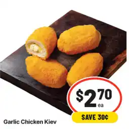IGA Garlic Chicken Kiev offer
