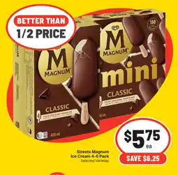 IGA Streets Magnum Ice Cream 4-6 Pack offer