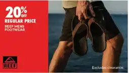 BCF Reef Mens Footwear offer
