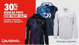 BCF Daiwa Fishing Shirts & Jerseys offer