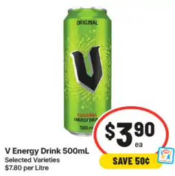 IGA V Energy Drink offer