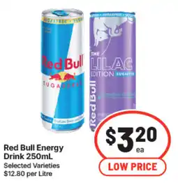 IGA Red Bull Energy Drink offer
