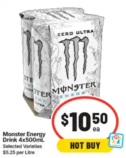 IGA Monster Energy Drink offer