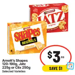IGA Arnott's Shapes offer