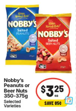 IGA Nobby's Peanuts or Beer Nuts offer