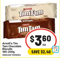 IGA Arnott's Tim Tam Chocolate Biscuits offer