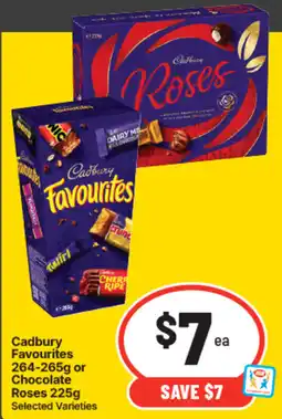 IGA Cadbury Favourites offer