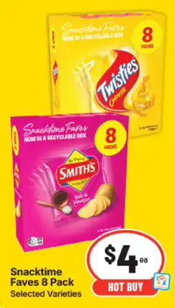 IGA Snacktime Faves 8 Pack Selected Varieties offer