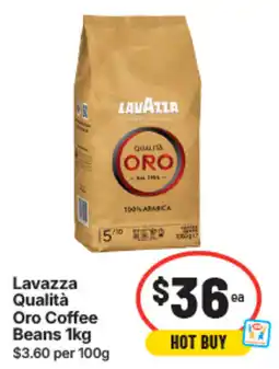 IGA Lavazza Qualità Oro Coffee Beans offer