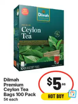 IGA Dilmah Premium Ceylon Tea Bags offer