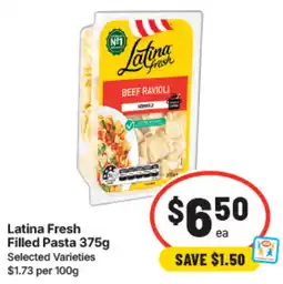 IGA Latina Fresh Filled Pasta offer